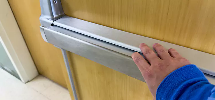 Installing a Push Bar on a Door Lethbridge